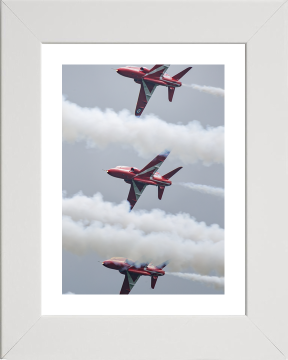 RAF Red Arrows Three Hawks Banking Midlands May 2024