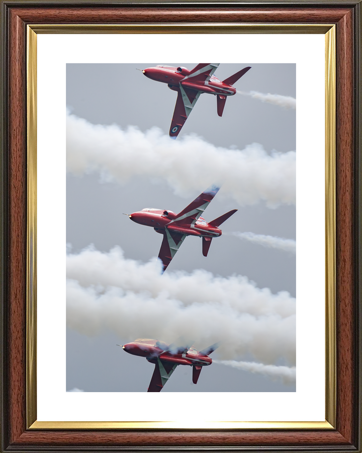RAF Red Arrows Three Hawks Banking Midlands May 2024