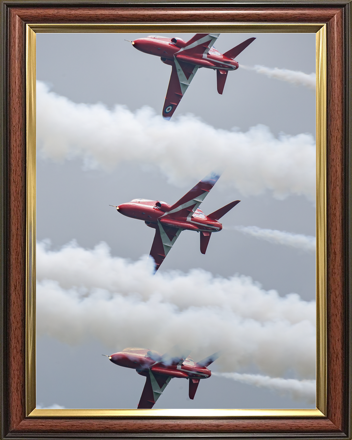 RAF Red Arrows Three Hawks Banking Midlands May 2024