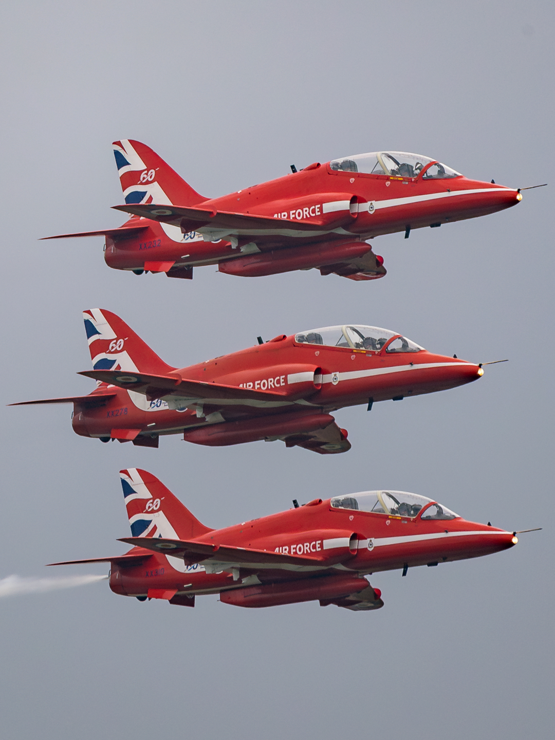 RAF Red Arrows Three Hawks Midlands Air Festival May 2024