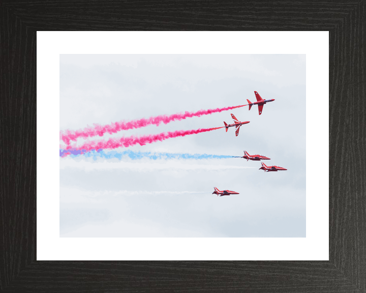 RAF Red Arrows Two Hawks Climb Away Jordanstown June 2024