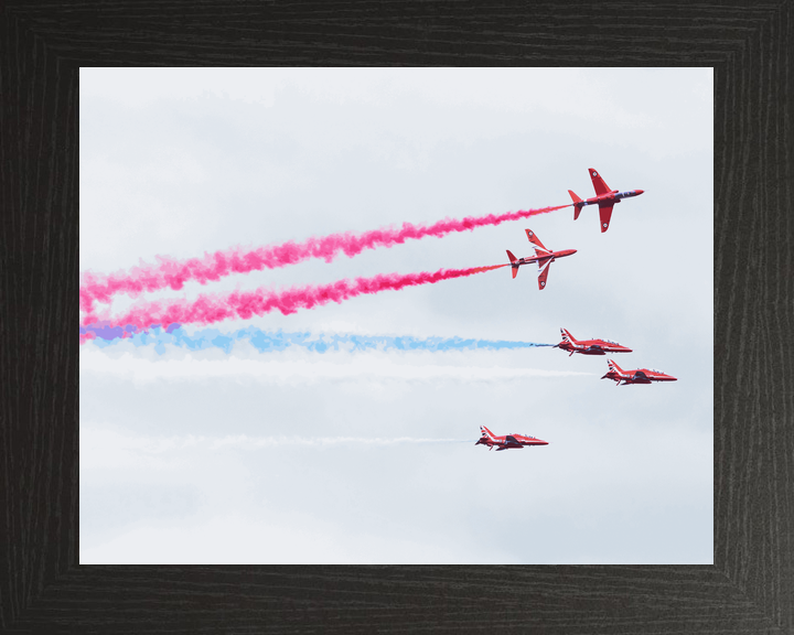 RAF Red Arrows Two Hawks Climb Away Jordanstown June 2024