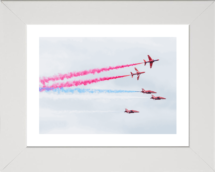 RAF Red Arrows Two Hawks Climb Away Jordanstown June 2024