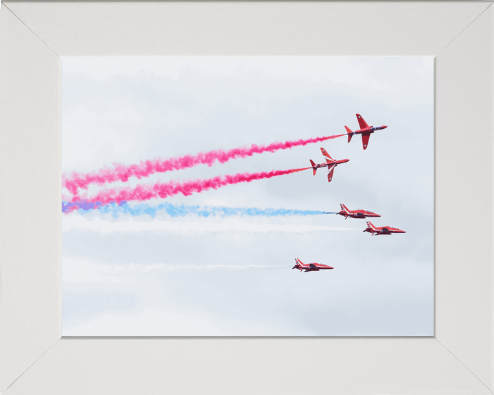 RAF Red Arrows Two Hawks Climb Away Jordanstown June 2024