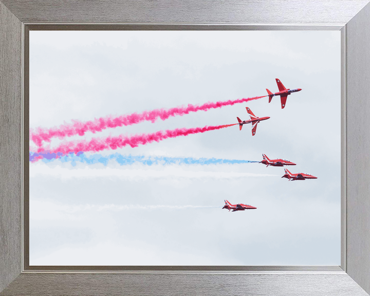 RAF Red Arrows Two Hawks Climb Away Jordanstown June 2024