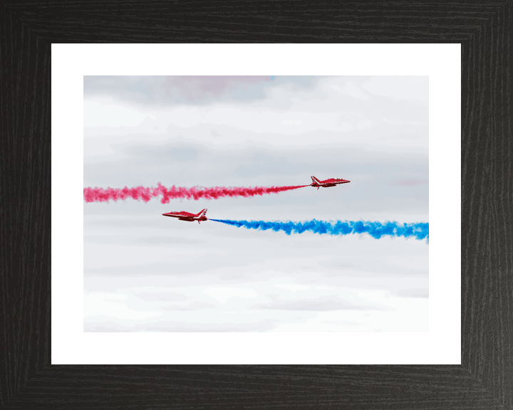 RAF Red Arrows Two Hawks Crossing Jordanstown June 2024