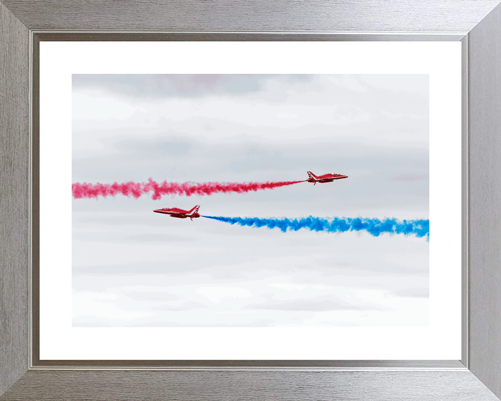 RAF Red Arrows Two Hawks Crossing Jordanstown June 2024