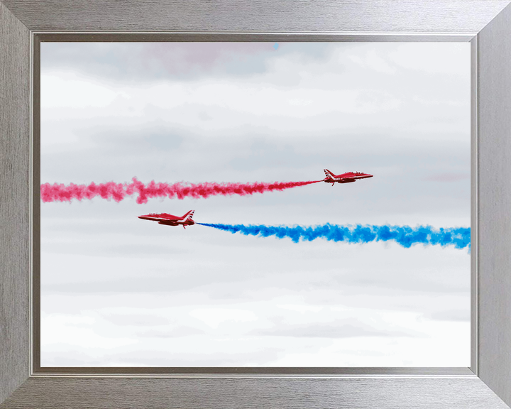 RAF Red Arrows Two Hawks Crossing Jordanstown June 2024