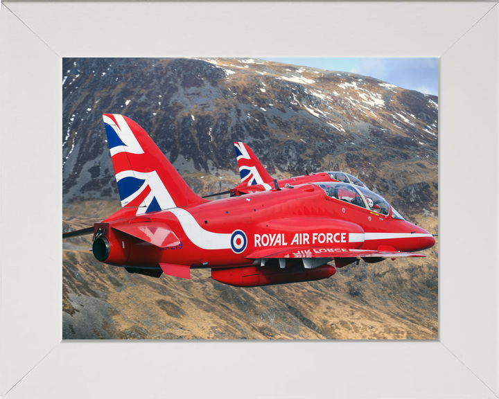 RAF Red Arrows XX219 Pair Snowy Highlands February 2024