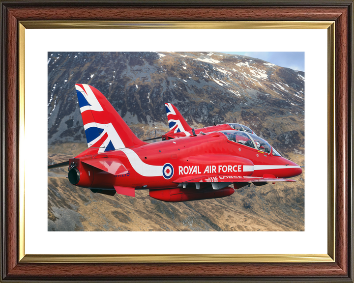 RAF Red Arrows XX219 Pair Snowy Highlands February 2024