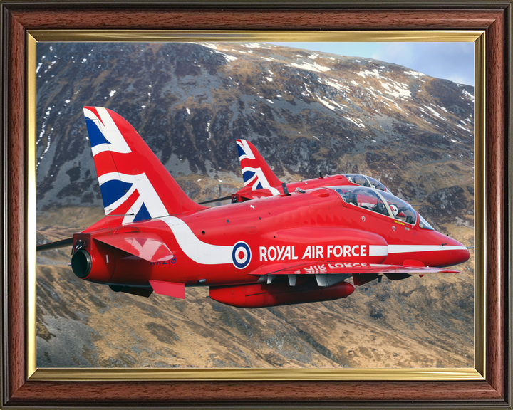 RAF Red Arrows XX219 Pair Snowy Highlands February 2024