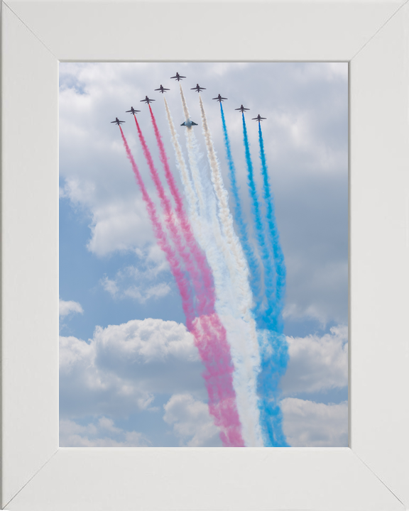 RAF Red Arrows and Typhoon Flypast Southsea Common June 2024