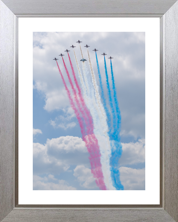 RAF Red Arrows and Typhoon Flypast Southsea Common June 2024