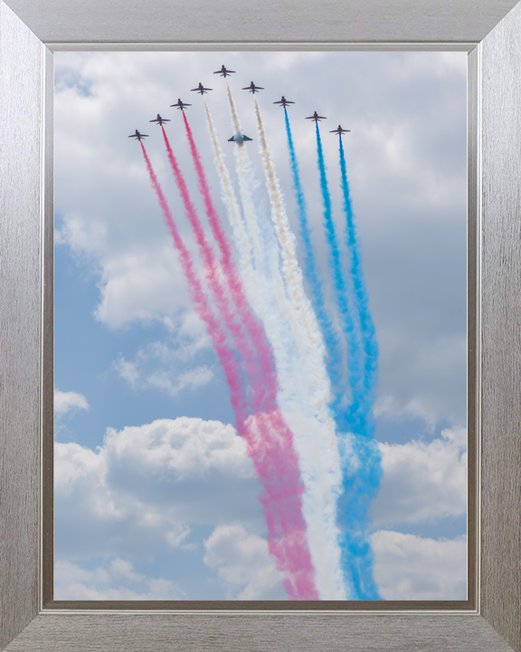 RAF Red Arrows and Typhoon Flypast Southsea Common June 2024