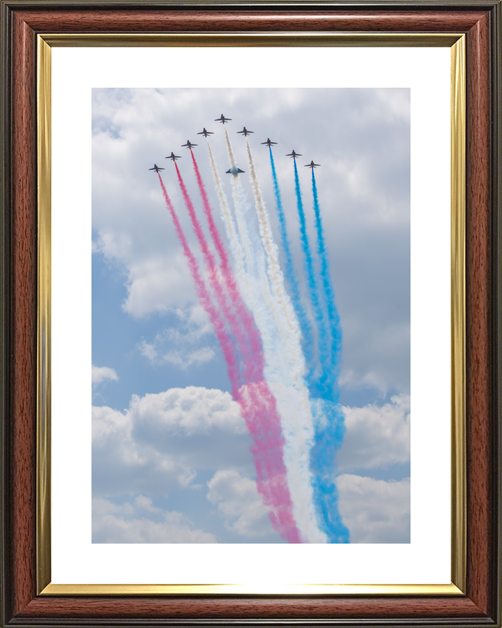 RAF Red Arrows and Typhoon Flypast Southsea Common June 2024