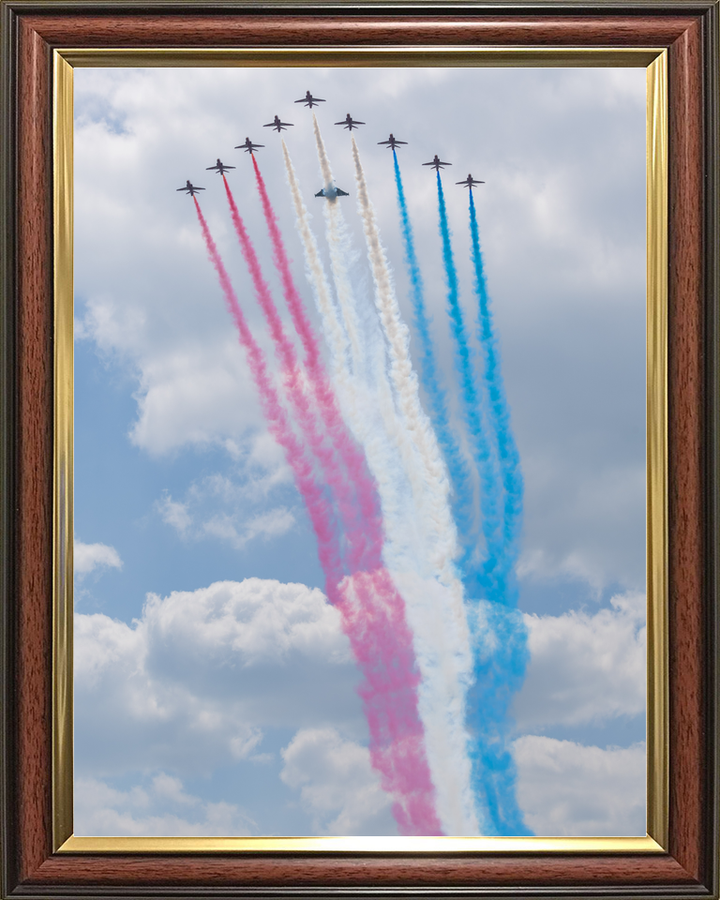RAF Red Arrows and Typhoon Flypast Southsea Common June 2024