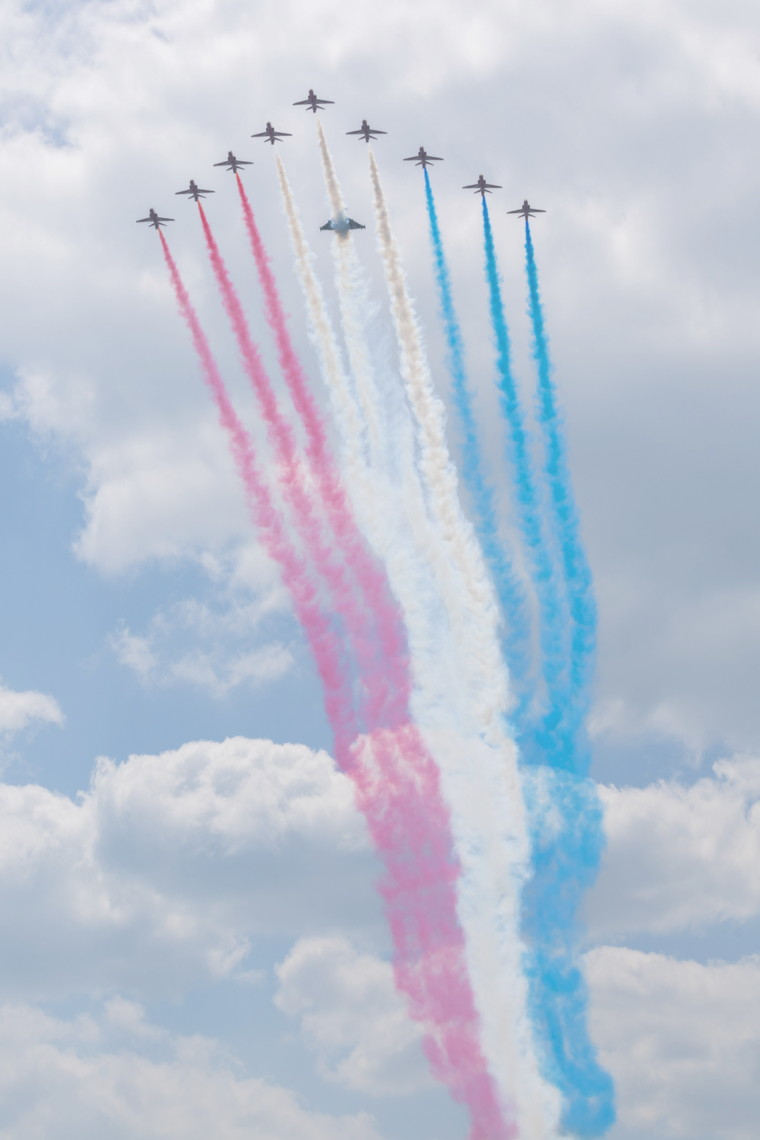 RAF Red Arrows and Typhoon Flypast Southsea Common June 2024
