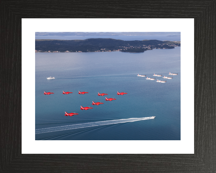 RAF Red Arrows and Wings of Storm Island Backdrop April 2024