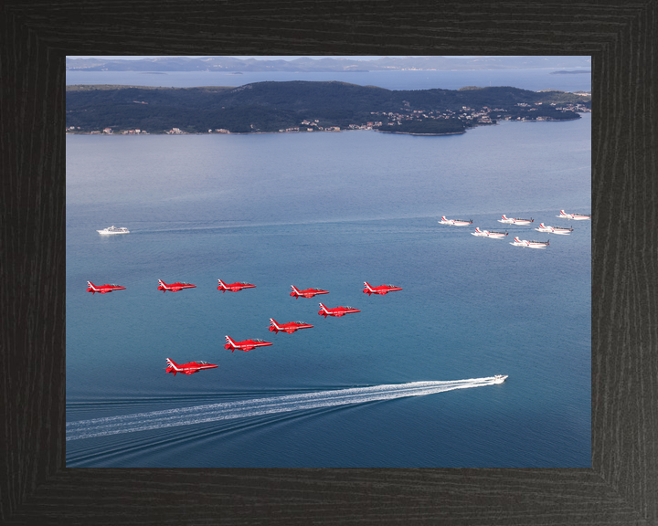 RAF Red Arrows and Wings of Storm Island Backdrop April 2024