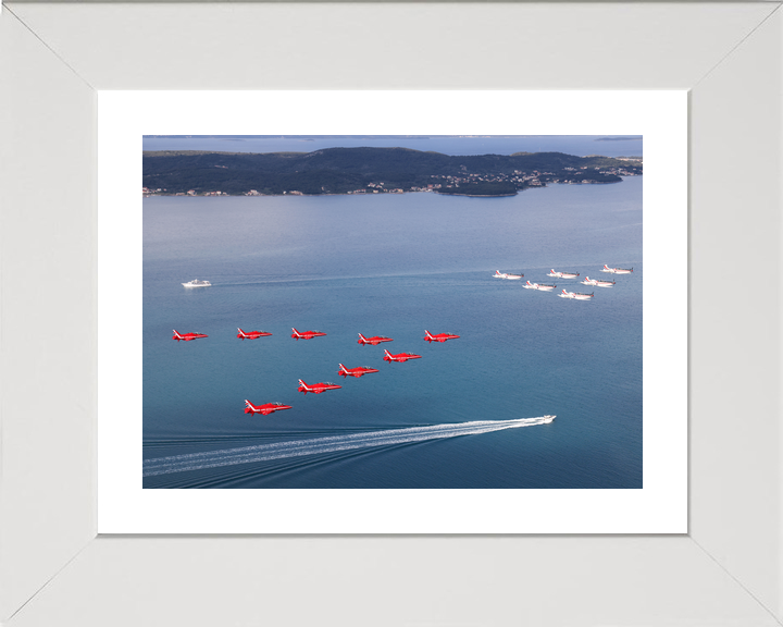 RAF Red Arrows and Wings of Storm Island Backdrop April 2024