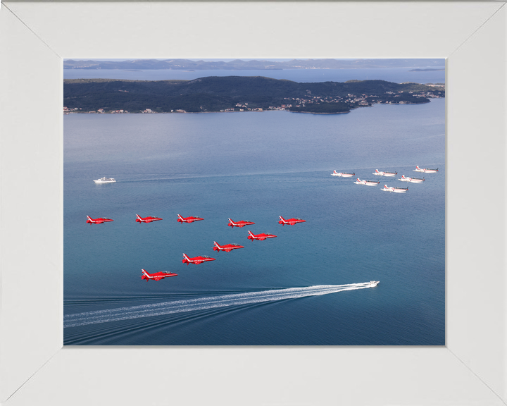 RAF Red Arrows and Wings of Storm Island Backdrop April 2024