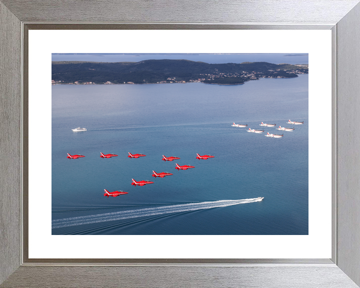 RAF Red Arrows and Wings of Storm Island Backdrop April 2024