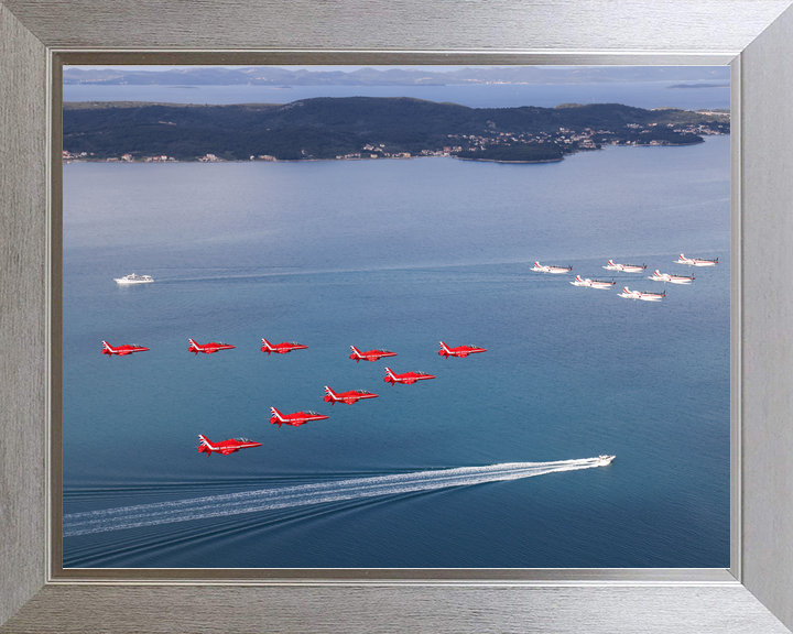 RAF Red Arrows and Wings of Storm Island Backdrop April 2024