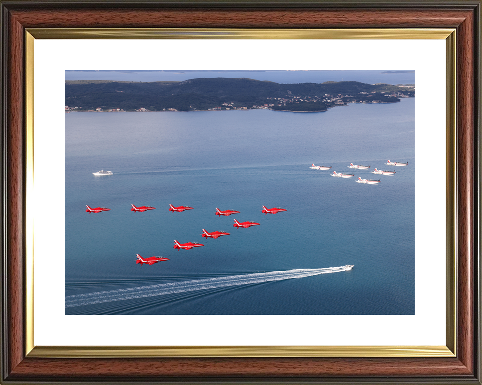 RAF Red Arrows and Wings of Storm Island Backdrop April 2024