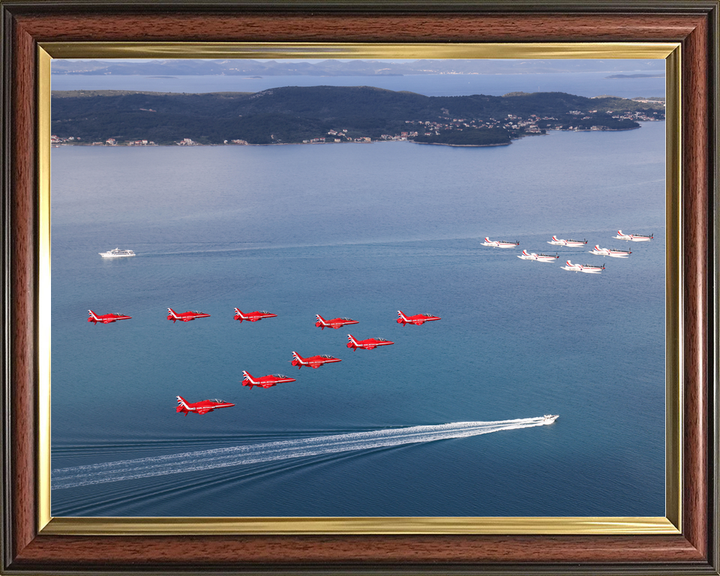 RAF Red Arrows and Wings of Storm Island Backdrop April 2024