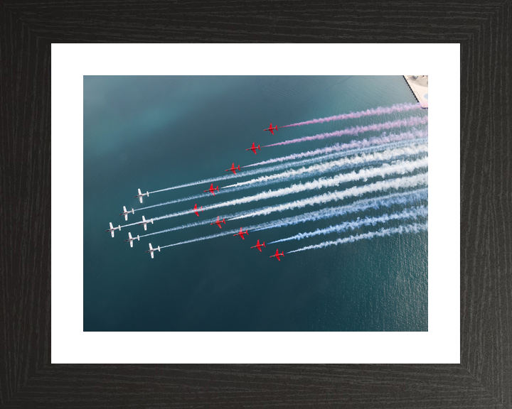 RAF Red Arrows and Wings of Storm Mixed Formation April 2024