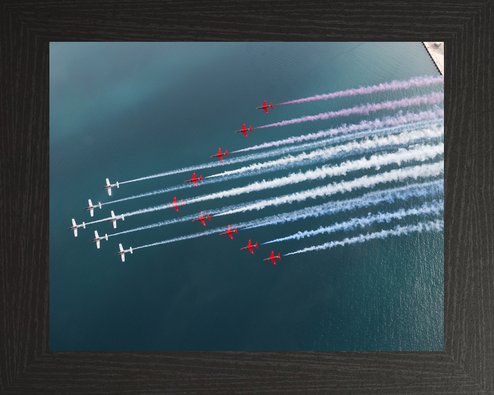 RAF Red Arrows and Wings of Storm Mixed Formation April 2024
