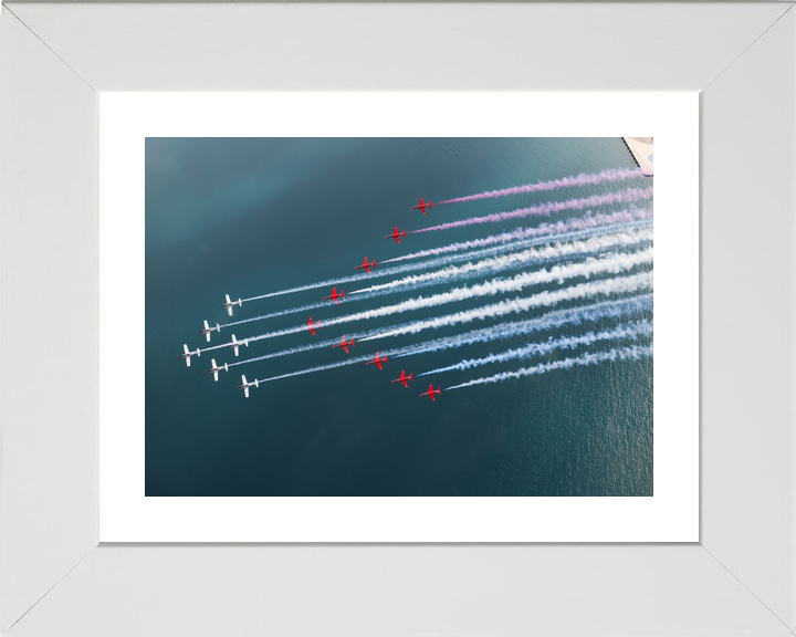 RAF Red Arrows and Wings of Storm Mixed Formation April 2024