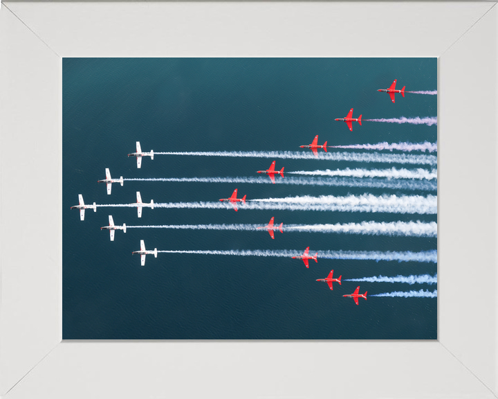 RAF Red Arrows and Wings of Storm Mixed Formation April 2024