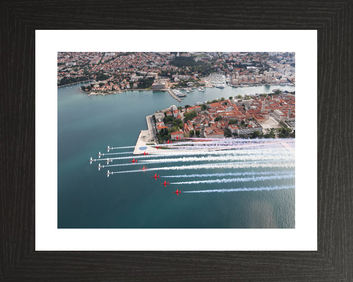 RAF Red Arrows and Wings of Storm Over Zadar April 2024