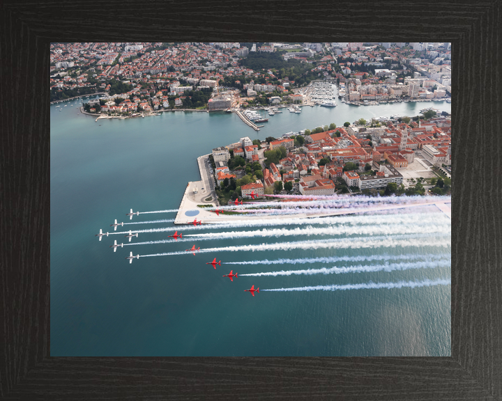 RAF Red Arrows and Wings of Storm Over Zadar April 2024