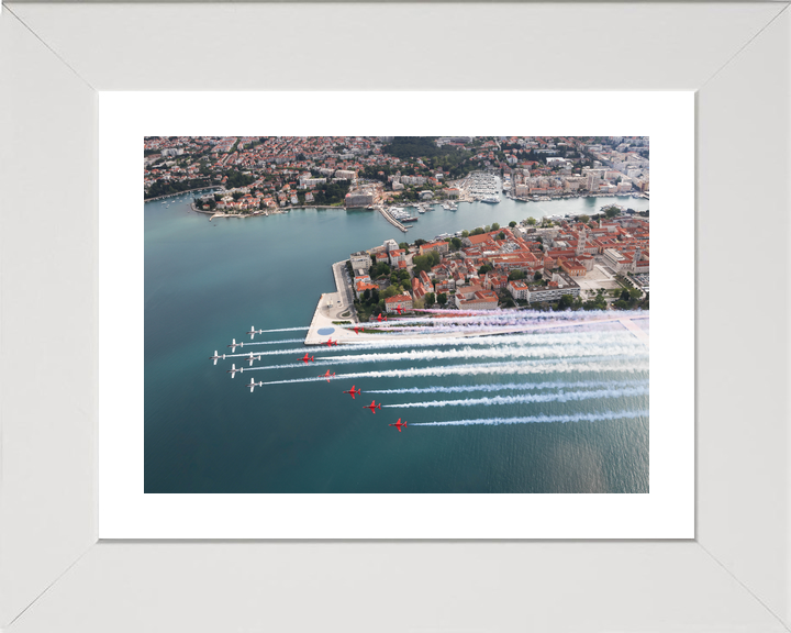 RAF Red Arrows and Wings of Storm Over Zadar April 2024