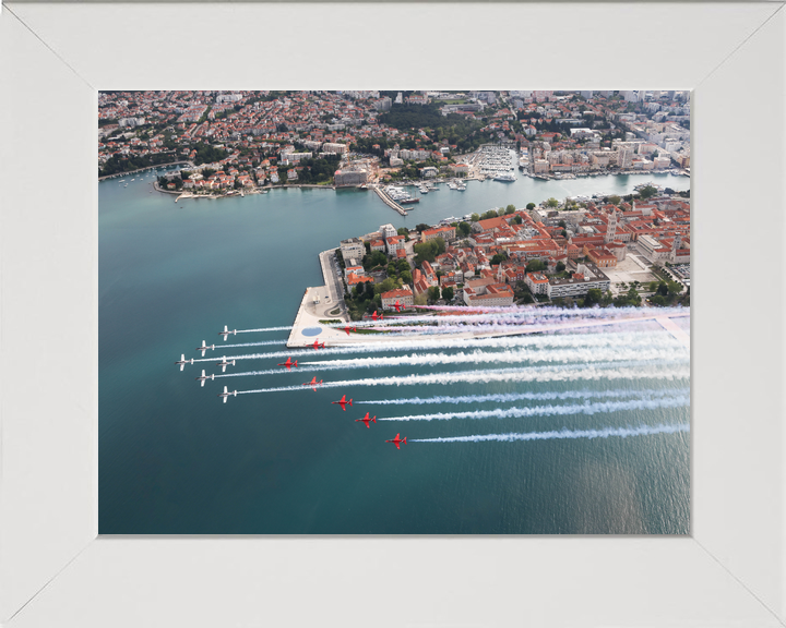 RAF Red Arrows and Wings of Storm Over Zadar April 2024