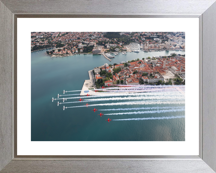 RAF Red Arrows and Wings of Storm Over Zadar April 2024
