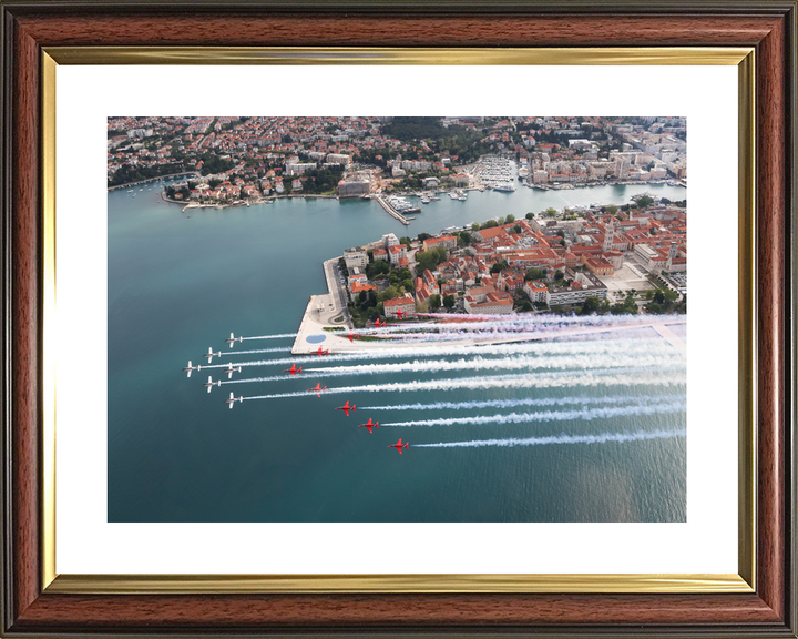 RAF Red Arrows and Wings of Storm Over Zadar April 2024