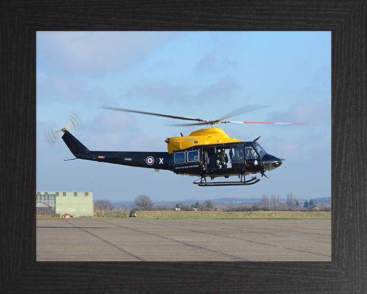 RAF Bell Griffin HT1 Helicopter Duxford 2018 Photo Print Royal Air Force Aircraft Wall Art Aviation Decor Posters, Prints, & Visual Artwork Hampshire Prints 10 x 8 Black Frame No