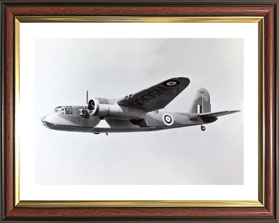RAF Blackburn Botha B.26 in Flight Photo Print Royal Air Force Aircraft Wall Art Aviation Decor Posters, Prints, & Visual Artwork Hampshire Prints 10 x 8 Classic Frame Yes