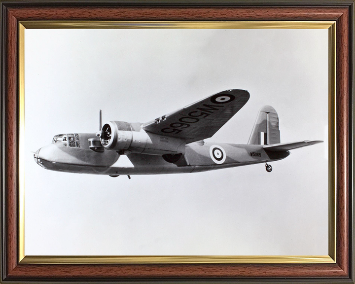 RAF Blackburn Botha B.26 in Flight Photo Print Royal Air Force Aircraft Wall Art Aviation Decor Posters, Prints, & Visual Artwork Hampshire Prints 10 x 8 Classic Frame No