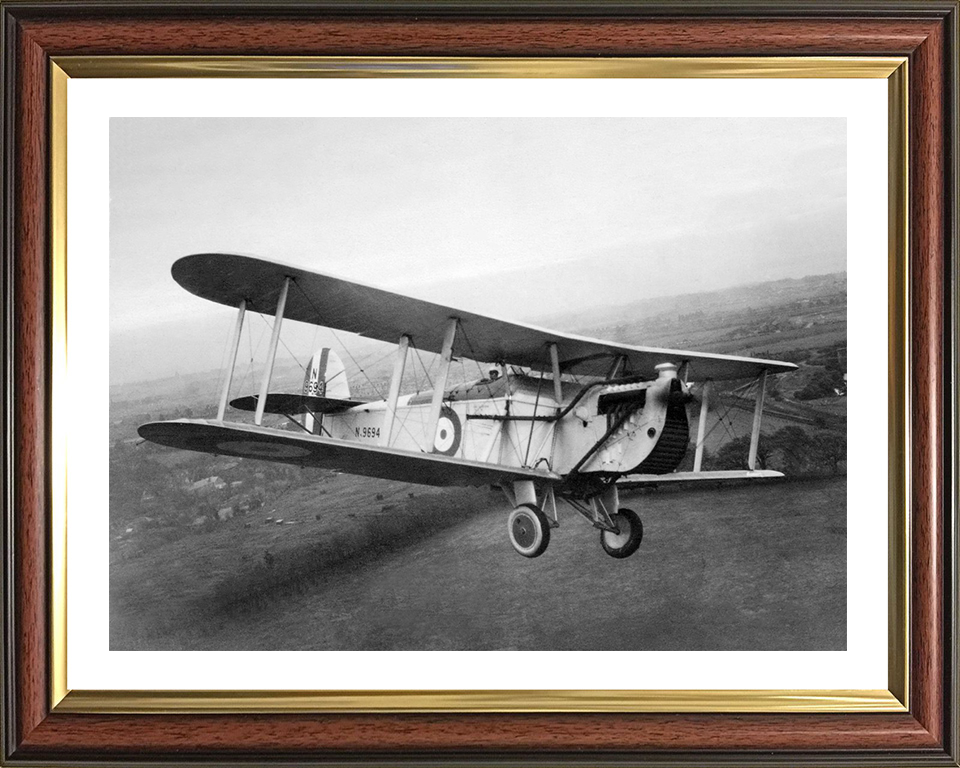 RAF Blackburn Dart Biplane Photo Print - Royal Air Force Aircraft Posters, Prints, & Visual Artwork Hampshire Prints 10 x 8 Classic Frame Yes