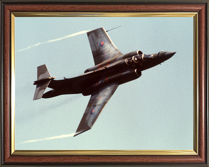 RAF Buccaneer S2b in flight Photo Print Royal Air Force Aircraft Wall Art Aviation Decor Poster Posters, Prints, & Visual Artwork Hampshire Prints 10 x 8 Classic Frame No