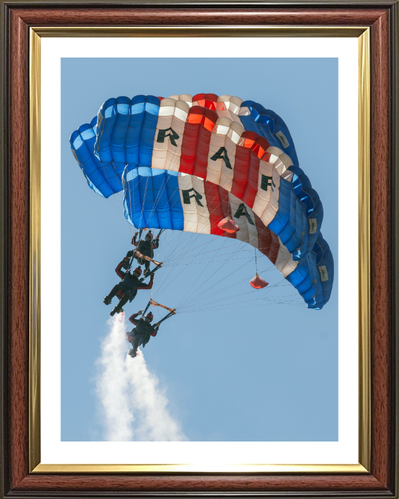 RAF Falcons Parachute display team Photo Print Royal Air Force Wall Art Decor Poster Posters, Prints, & Visual Artwork Hampshire Prints 10 x 8 Classic Frame Yes