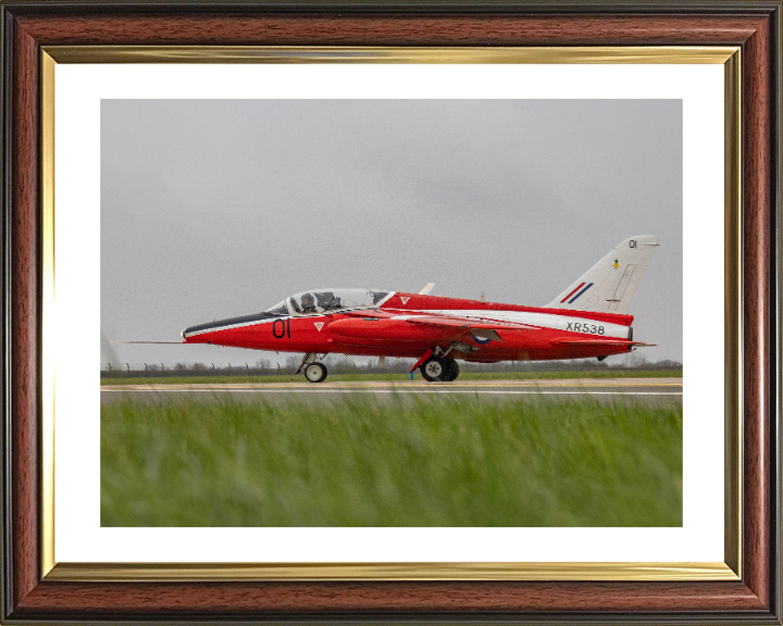 RAF Folland Gnat from 1964 Photo Print Royal Air Force Aircraft Red Arrows Aerobatic Display Wall Art Aviation Decor UK Posters, Prints, & Visual Artwork Hampshire Prints 10 x 8 Classic Frame Yes