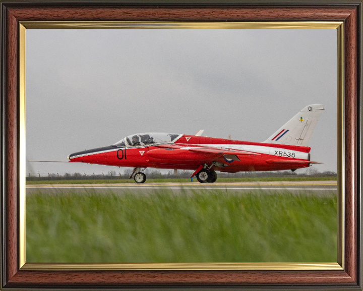 RAF Folland Gnat from 1964 Photo Print Royal Air Force Aircraft Red Arrows Aerobatic Display Wall Art Aviation Decor UK Posters, Prints, & Visual Artwork Hampshire Prints 10 x 8 Classic Frame No