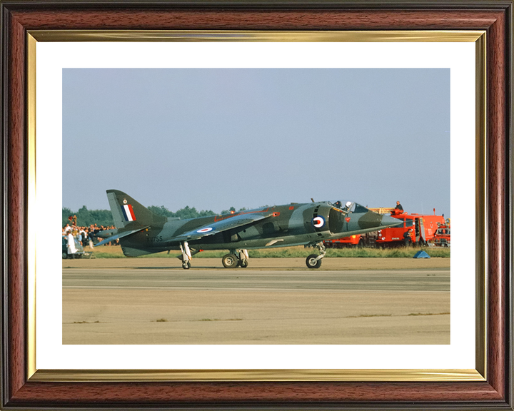 RAF Harrier GR.1 Jet 1969 Photo Print Royal Air Force Aircraft Wall Art Aviation Decor Military Poster Posters, Prints, & Visual Artwork Hampshire Prints 10 x 8 Classic Frame Yes