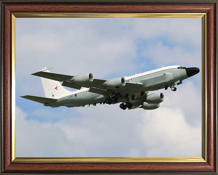 RAF Rivet Joint RC135W Photo Print Royal Air Force Aircraft Wall Art Aviation Decor Poster Posters, Prints, & Visual Artwork Hampshire Prints 10 x 8 Classic Frame No