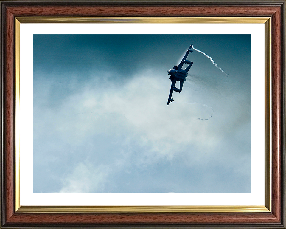 RAF Tornado GR4 from 15 Squadron in Flight Photo Print Royal Air Force Aircraft Wall Art Aviation Decor Posters, Prints, & Visual Artwork Hampshire Prints 10 x 8 Classic Frame Yes